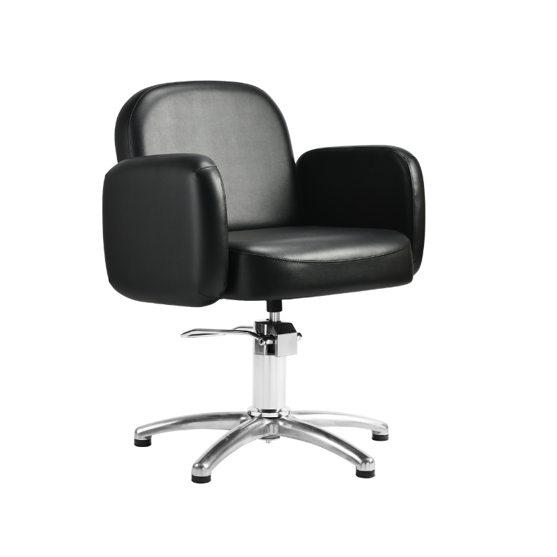 Hazel Styling Chair (5 Star Base) BLACK