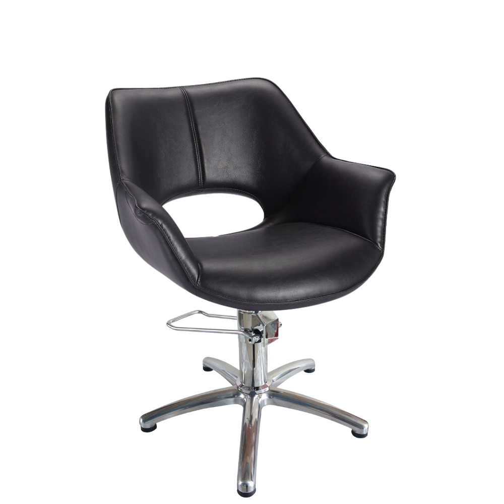 Leesa Styling Chair (5 Star Base) BLACK