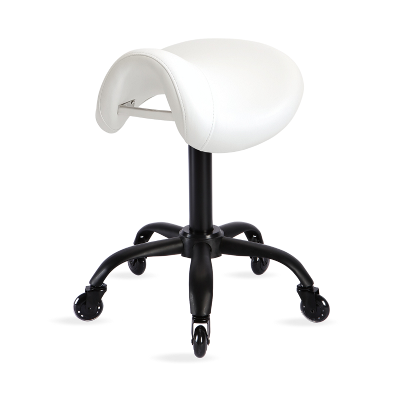 Saddle Stool White