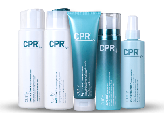 The five CPR Curly Solution products