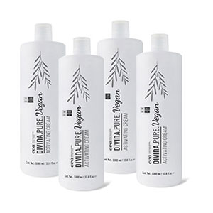 Divina.Pure.Vegan activating cream bottles