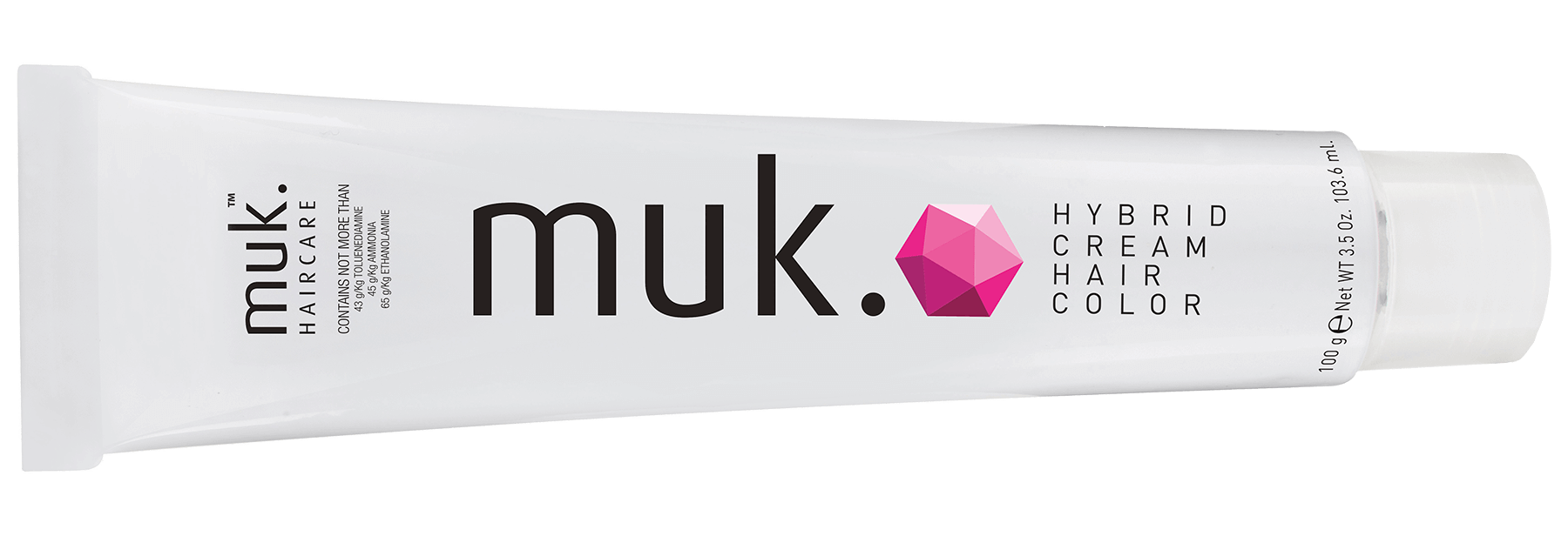 A tube of muk Hybrid Cream Hair Color