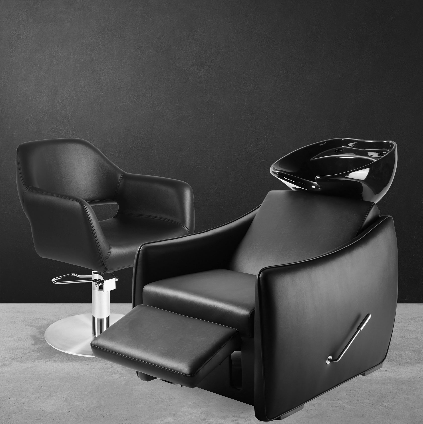 A styled KSHE salon interior