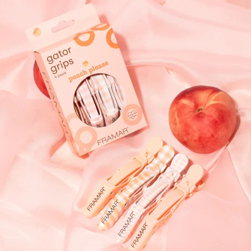 Framar Peach Please Gator Grips 4PC