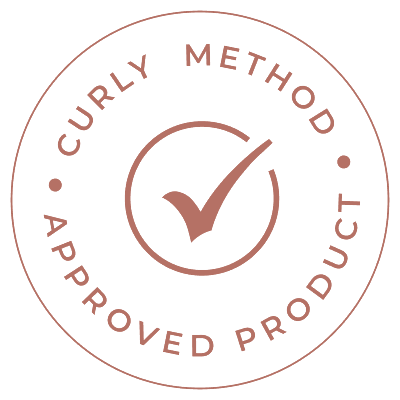 Curly Method Approved Product seal.