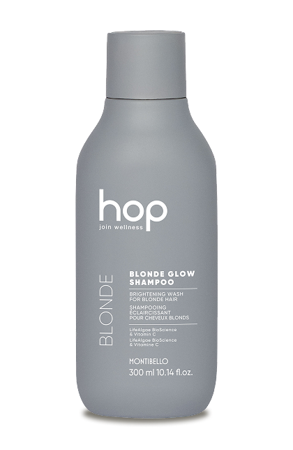 hop Blonde Glow Shampoo.