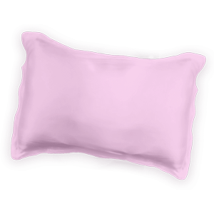 Pump pink mulberry silk pillowcase
