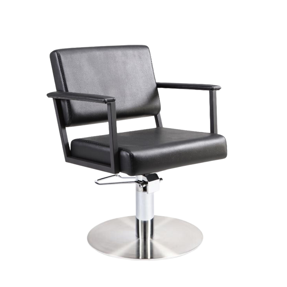 Phoebe Black Styling Chair Flat Base