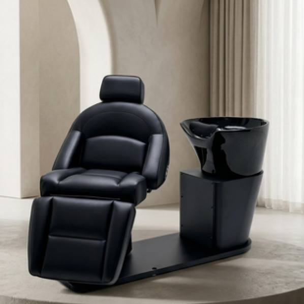 Salon black shampoo equipment