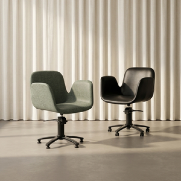Salon violeta styling chair