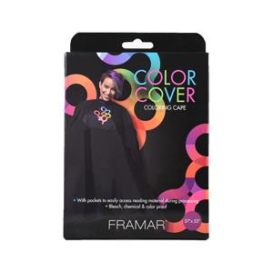 Framar Color Cover colouring cape in its printed retail box