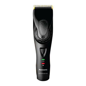 Panasonic ER GP81 professional clipper in black with a gold blade